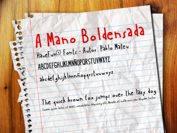 A Mano Boldensada: A Script Handwritten Font for Scroll-Stopping Story Titles