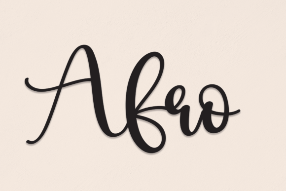 Afro Handwritten Font for Standout Digital Branding