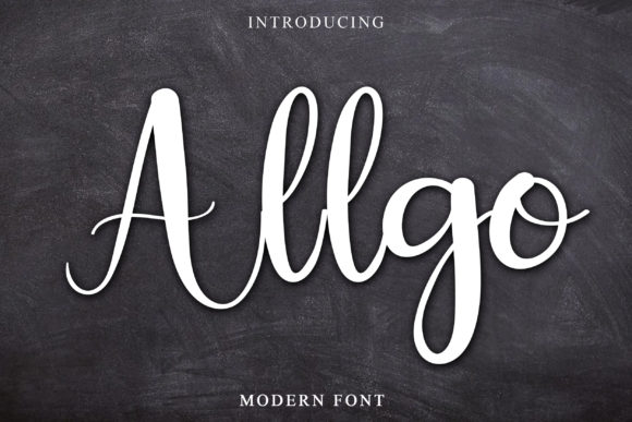 Allgo Font: Fresh Script Handwritten Fonts for Campaign Visuals