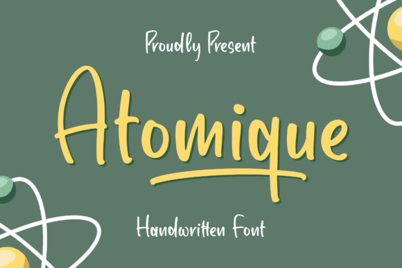 Atomique: A Script Handwritten Font for Modern Web Design
