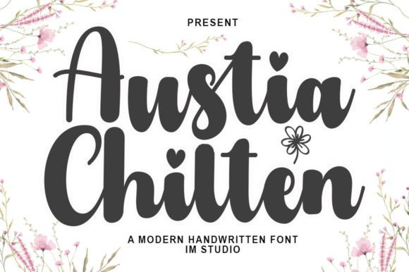 Austia Chilten for Web Designers: A Script Font That Elevates Branding