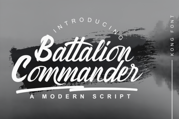 Battalion Commander: A Font for Bold Branding and Creative Campaigns