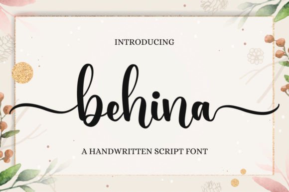 Behina Script Handwritten Font for Timeless Branding