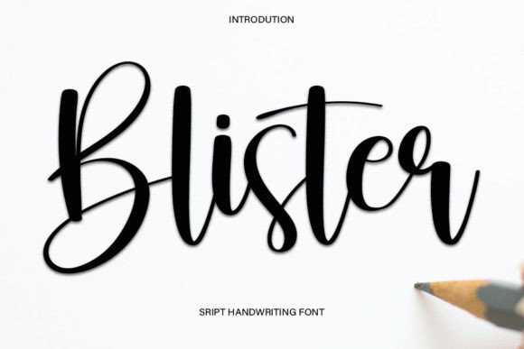 Blister: A Script Handwritten Font That Elevates Your Brand