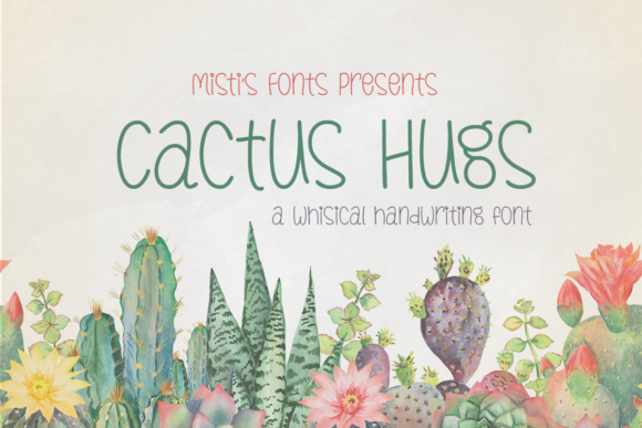 Cactus Hugs: A Playful Script Handwritten Font for Scroll-Stopping Brand Content