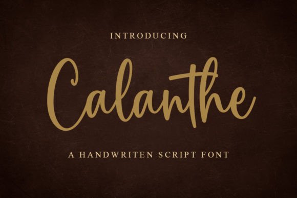 Calanthe: A Delicate Handwritten Typeface for Thoughtful Editorial Design