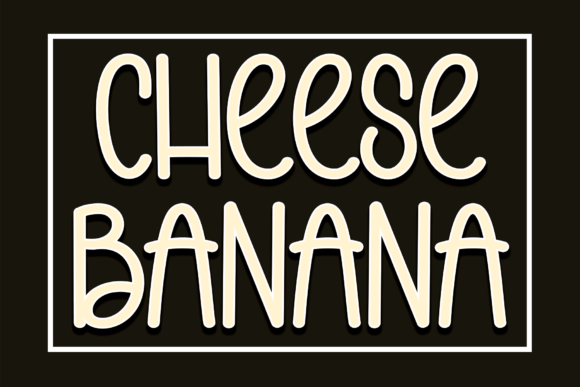 Cheese Banana: A Cool & Relaxed Handwritten Font for Digital Design