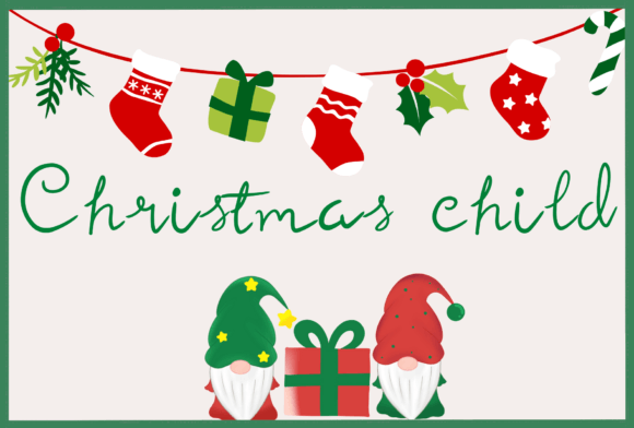 Christmas Child: A Handwritten Font for Creative Crafters and Designers