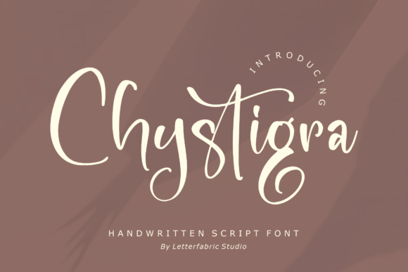 Chystigra: A Script Font with Timeless Charm for Editorial Design