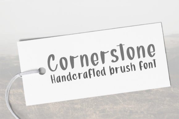 Cornerstone: A Friendly Script Handwritten Font for Real Business Branding