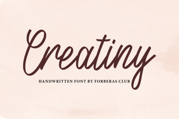 Creatiny: A Script Handwritten Font for Elegant Editorial Moments
