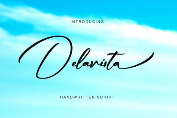 Delavista: A Timeless Script Font for Creative Branding
