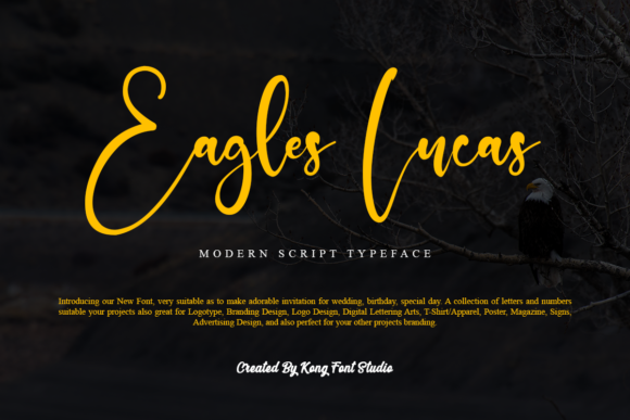 Eagles Lucas: A Modern Handwritten Font for Web Design and Branding