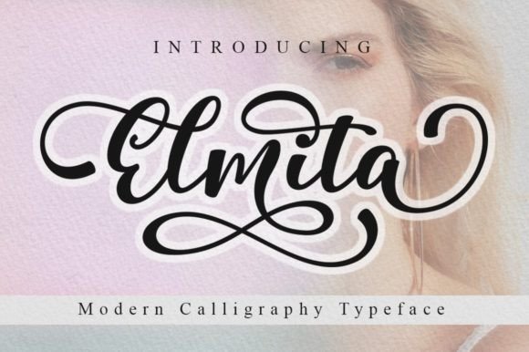 Elmita: A Modern Calligraphy Font for Campaign-Ready Clarity