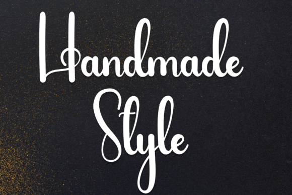 Handmade Style: A Versatile Script Font for Creative Branding