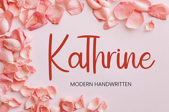 Kathrine: A Delicate Script Handwritten Font for Elegant Web Design
