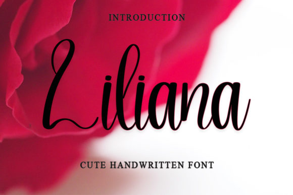 Liliana: A Friendly Handwritten Font for Editorial Design