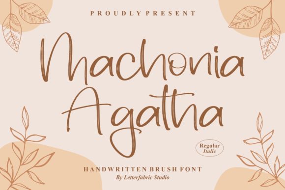 Machonia Agatha Font for Authentic Brand Identity