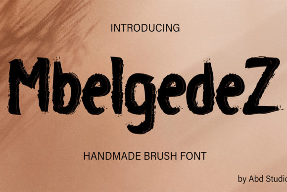 MbelgedeZ Script Handwritten Font for Confident Brand Messaging