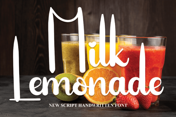 Milk Lemonade: A Font That Adds Warmth and Personality to Your Brand
