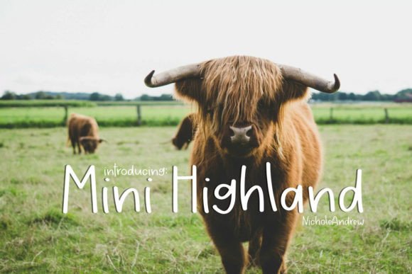 Mini Highland: A Script Handwritten Font for Warm, Human-Centered Design