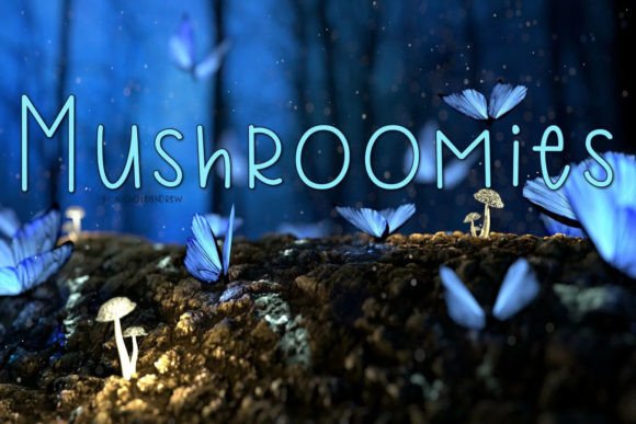 Mushroomies: A Fun Handwritten Font for Playful Brand Identity