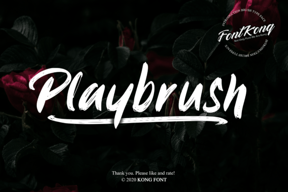 Playbrush: A Versatile Font for Creative Campaigns