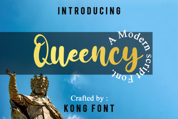 Queency: A Playful Font for Creative Web Design