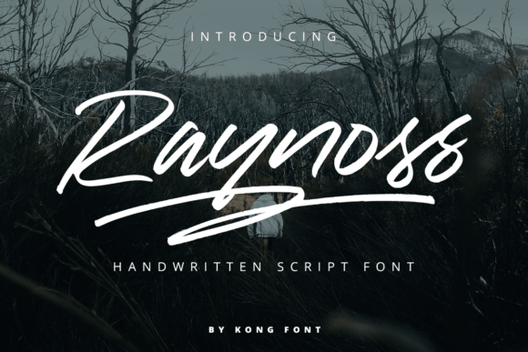 Raynoss: A Playful Handwritten Font for Editorial Design and Creative Publishing