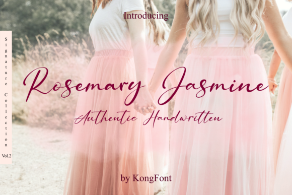 Rosemary Jasmine: A Handwritten Font for Creative Crafters