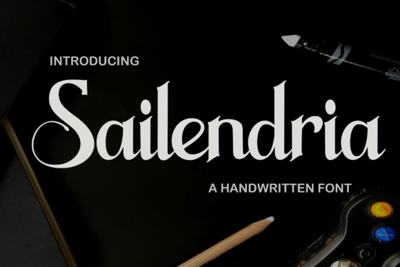 Sailendria: A Confident Script Handwritten Font for Logotype Design