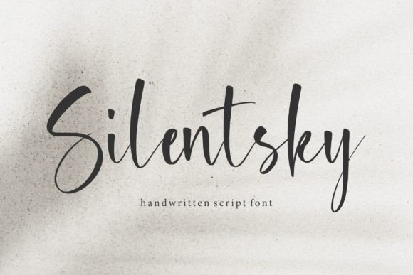 Silentsky: Elegant Script Handwritten Font for Digital Branding