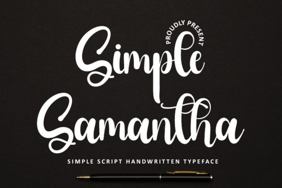 Simple Samantha: A Script Handwritten Font for Editorial Elegance