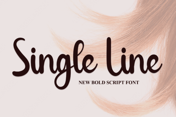 Single Line: A Script Font That Adds Elegance to Every Design