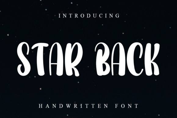 Star Back Font for Modern Digital Branding