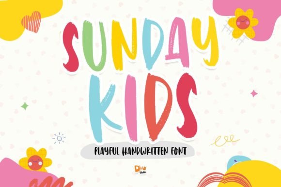 Sunday Kids Script Handwritten Font for Playful Branding
