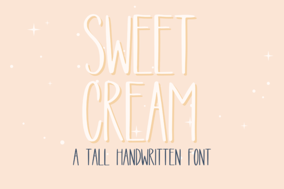 Sweet Cream: A Script Handwritten Font for Creative Makers