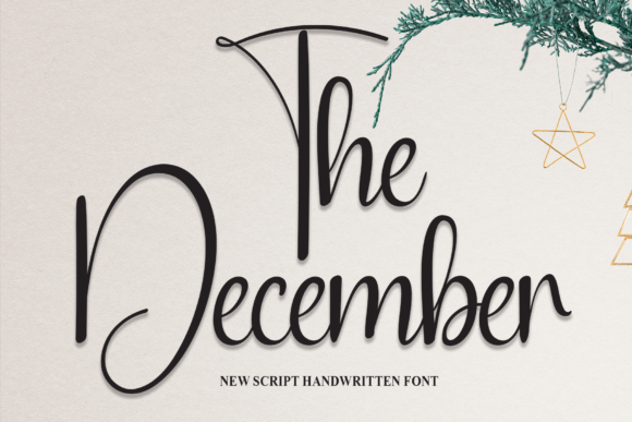 The December: A Script Handwritten Font for Branding and Business Design