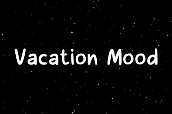 Vacation Mood Script Handwritten Font for Makers